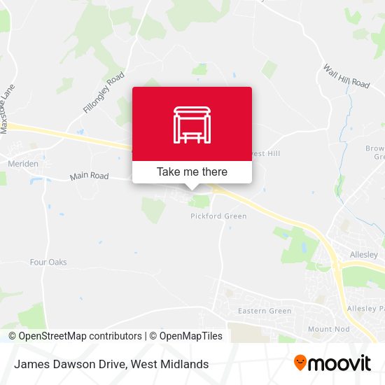 James Dawson Drive map