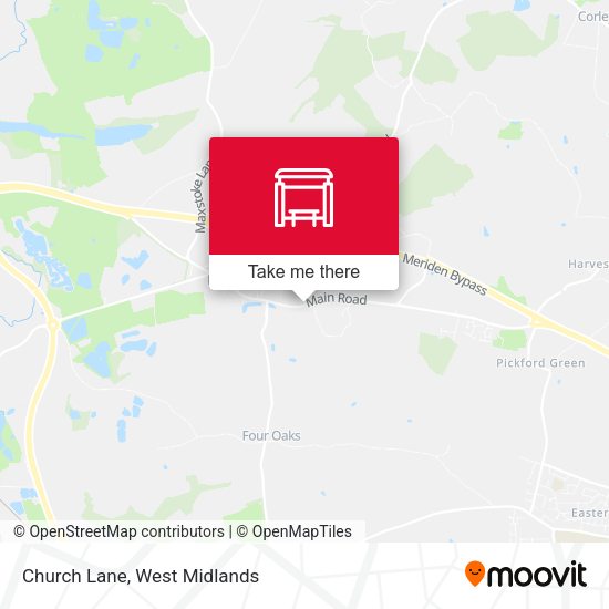 Church Lane map