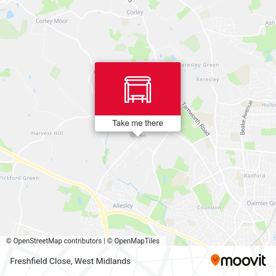 Freshfield Close map
