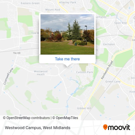 Westwood Campus map