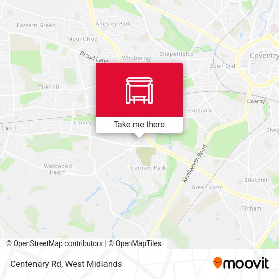 Centenary Rd map