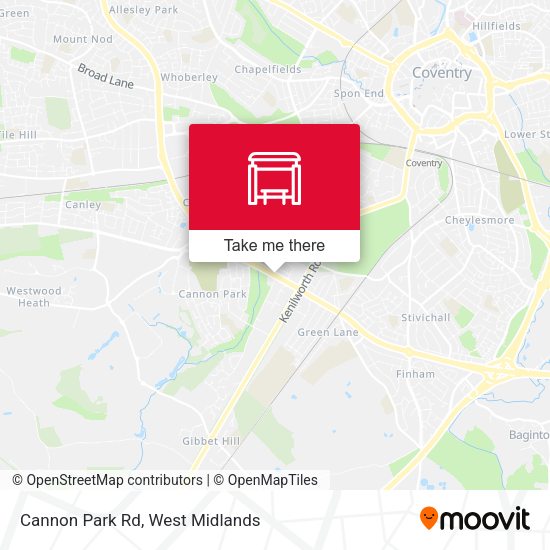 Cannon Park Rd map