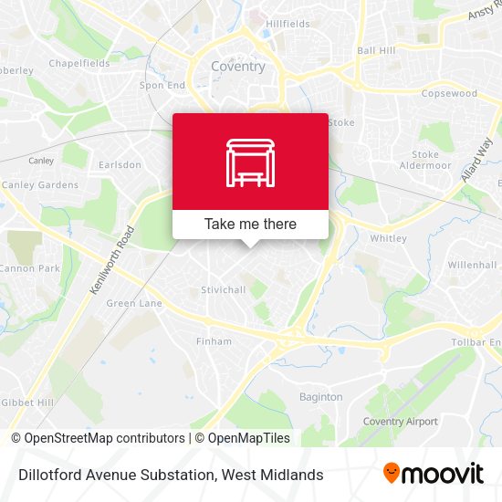 Dillotford Avenue Substation map