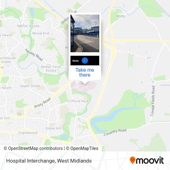 Hospital Interchange map