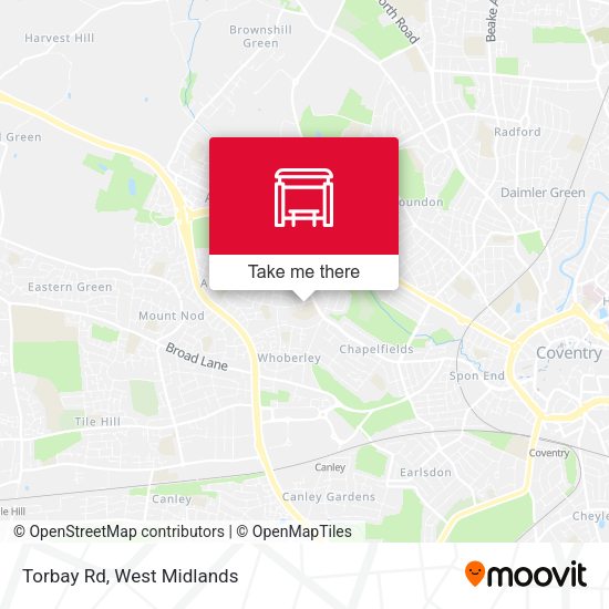 Torbay Rd map