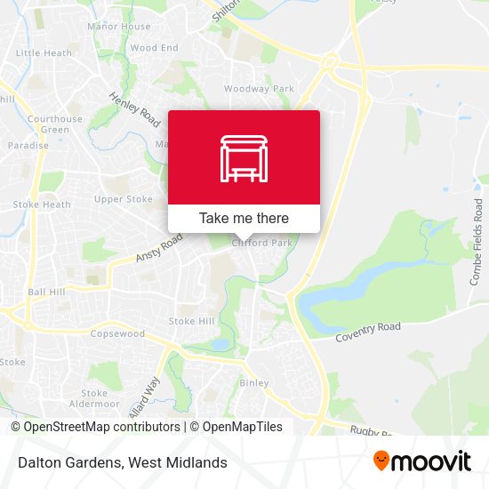 Dalton Gardens map