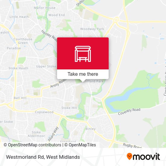 Westmorland Rd map