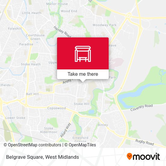 Belgrave Square map