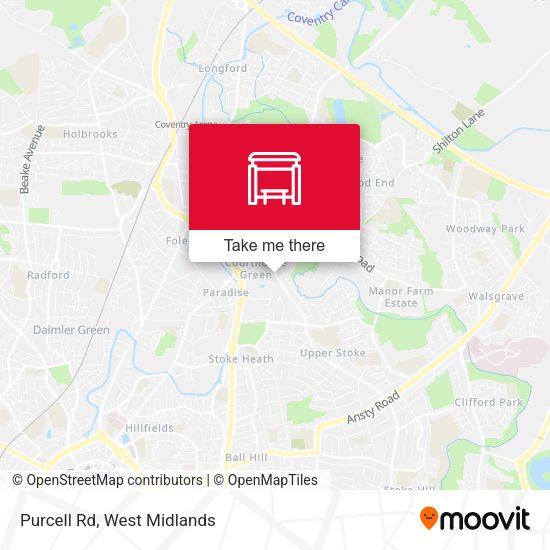 Purcell Rd map