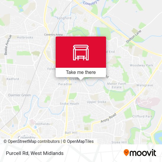 Purcell Rd map