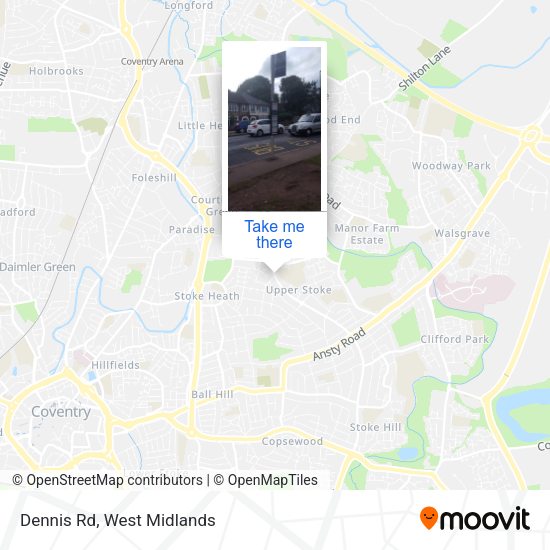 Dennis Rd map