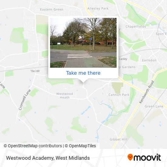 Westwood Academy map