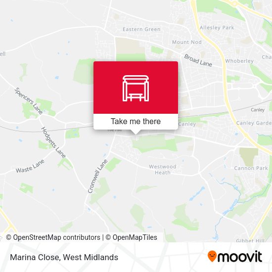 Marina Close map