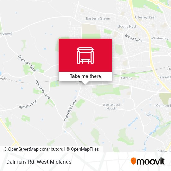 Dalmeny Rd map