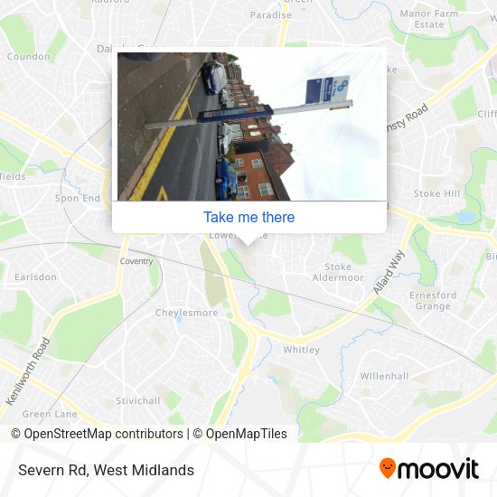 Severn Rd map