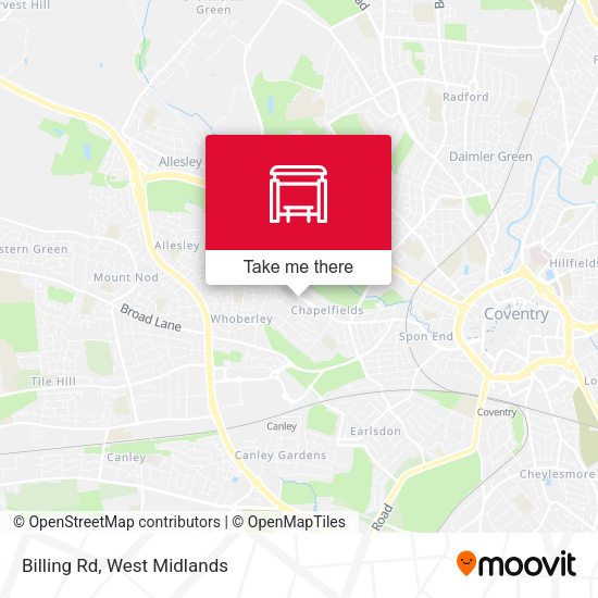 Billing Rd map