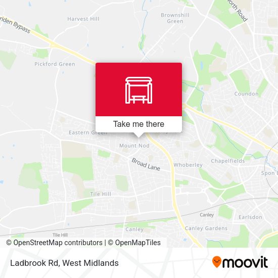 Ladbrook Rd map