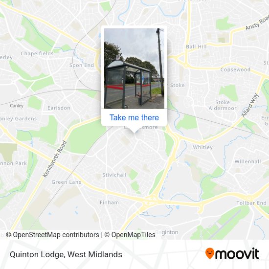 Quinton Lodge map