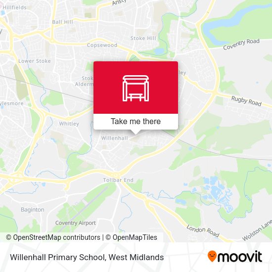 Willenhall Primary School map