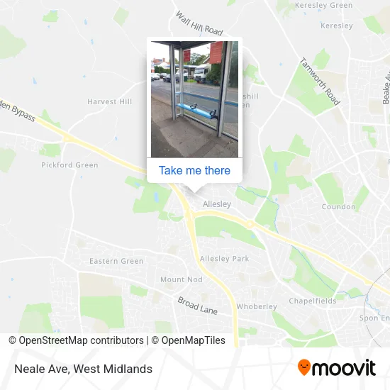 Neale Ave map