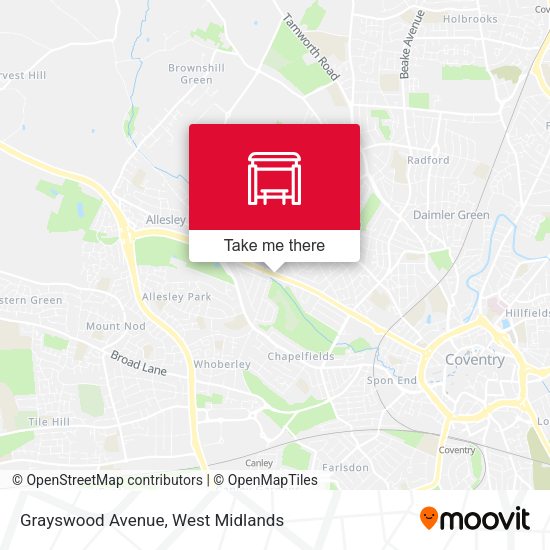 Grayswood Avenue map