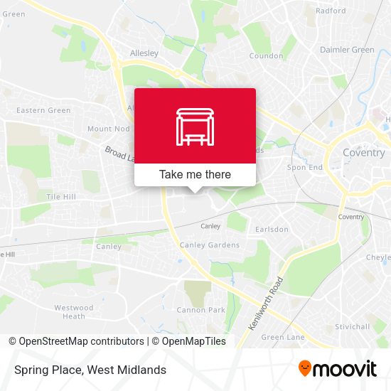 Spring Place map