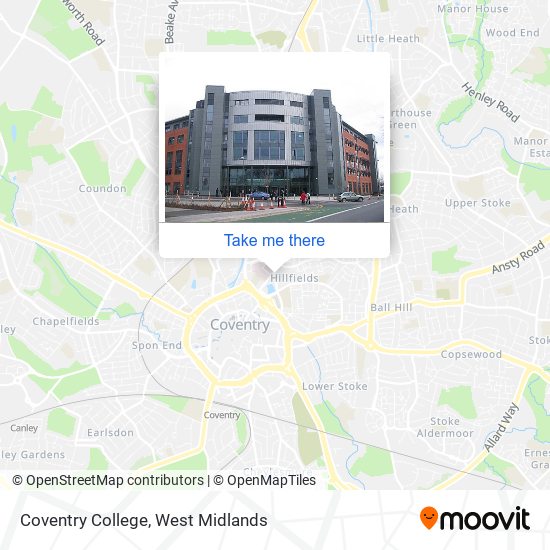 Coventry College map