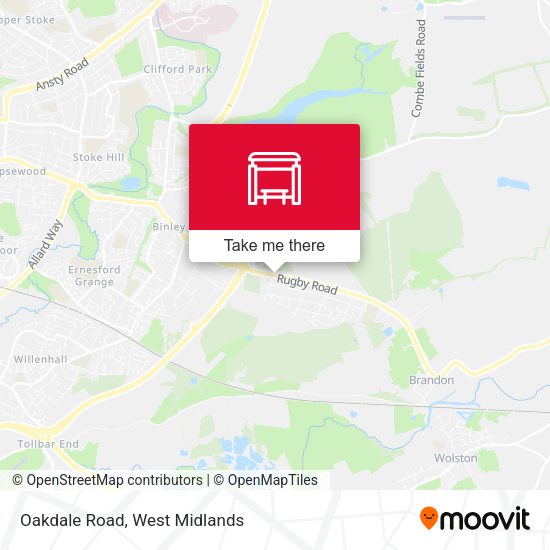Oakdale Road map