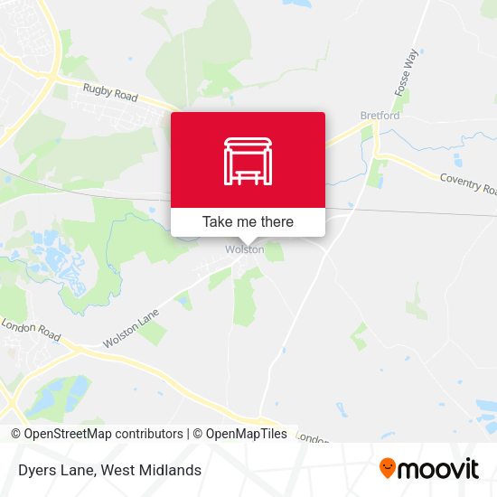 Dyers Lane map