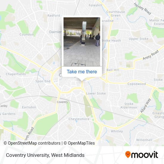 Coventry University map