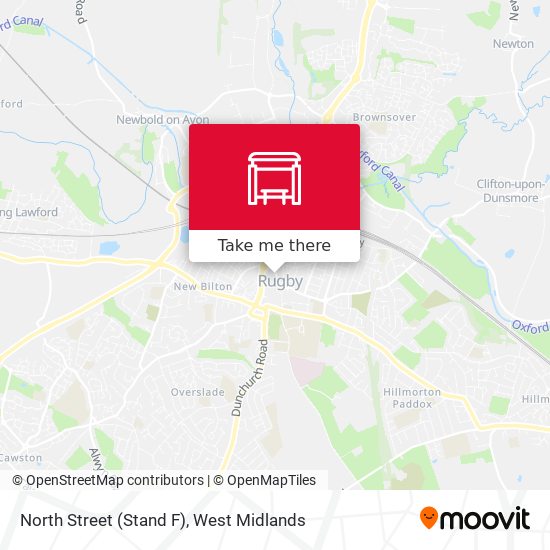 North Street (Stand F) map