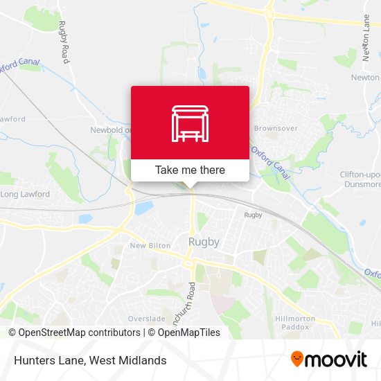 Hunters Lane map