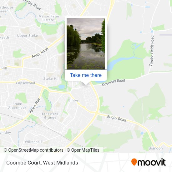 Coombe Court map