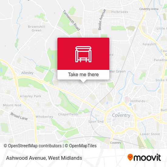 Ashwood Avenue map
