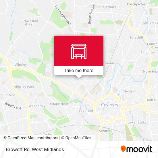 Browett Rd map