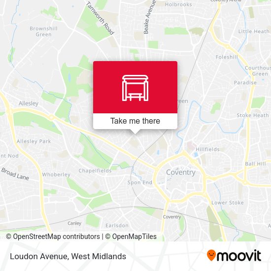 Loudon Avenue map
