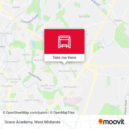 Grace Academy map