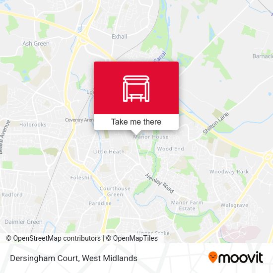Dersingham Court map