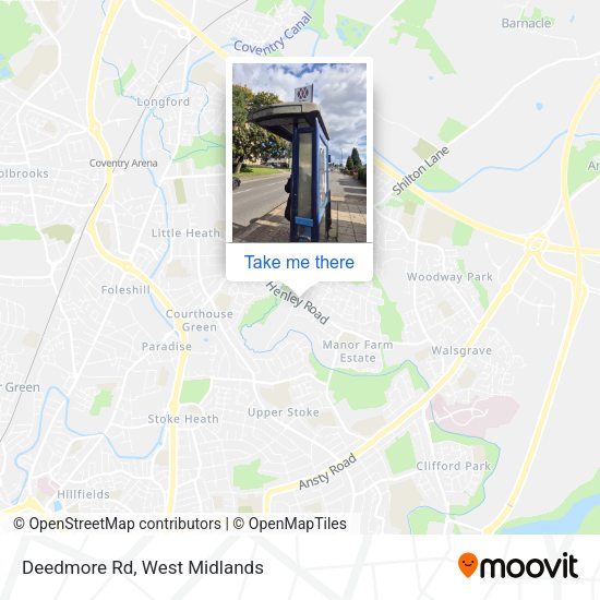 Deedmore Rd map