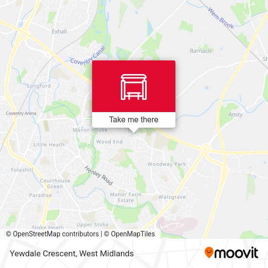 Yewdale Crescent map