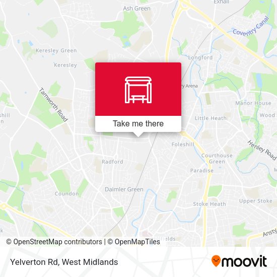 Yelverton Rd map