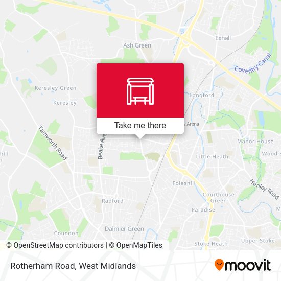 Rotherham Road map