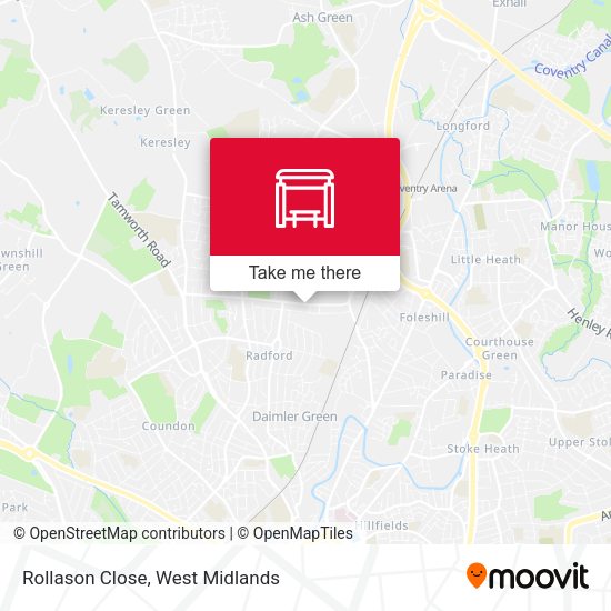 Rollason Close map