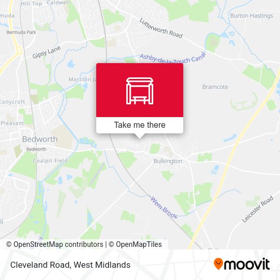 Cleveland Road map