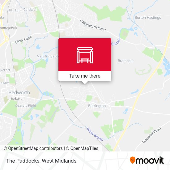 The Paddocks map