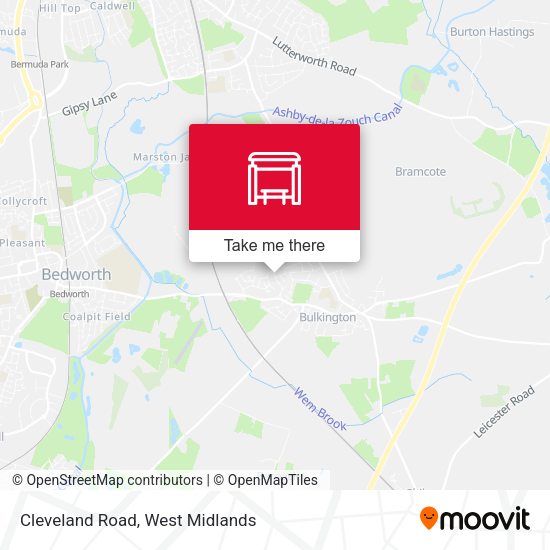 Cleveland Road map