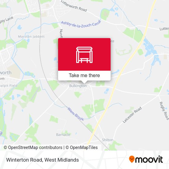 Winterton Road map