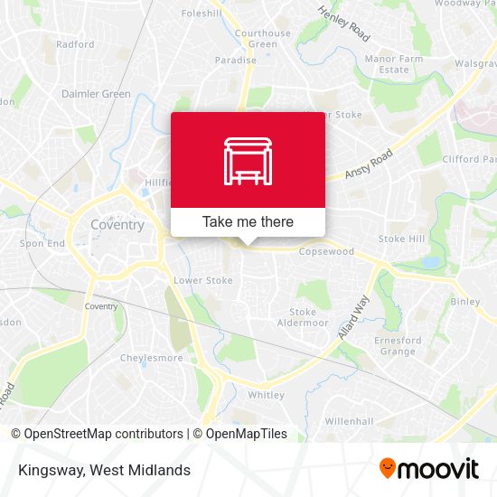 Kingsway map