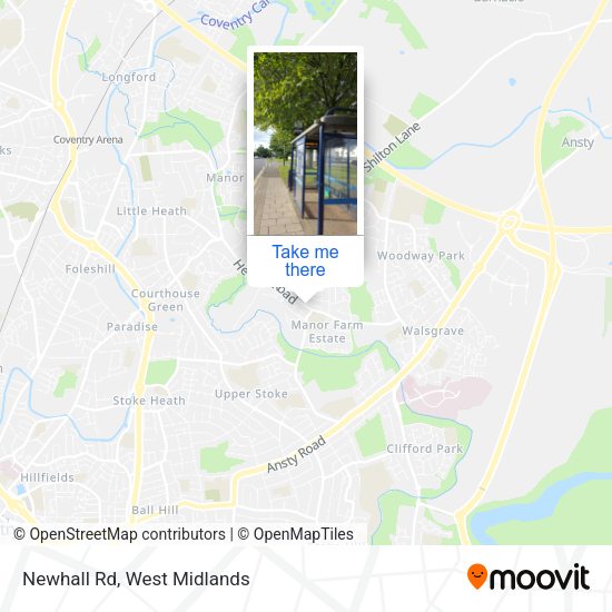 Newhall Rd map