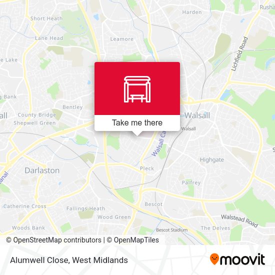 Alumwell Close map